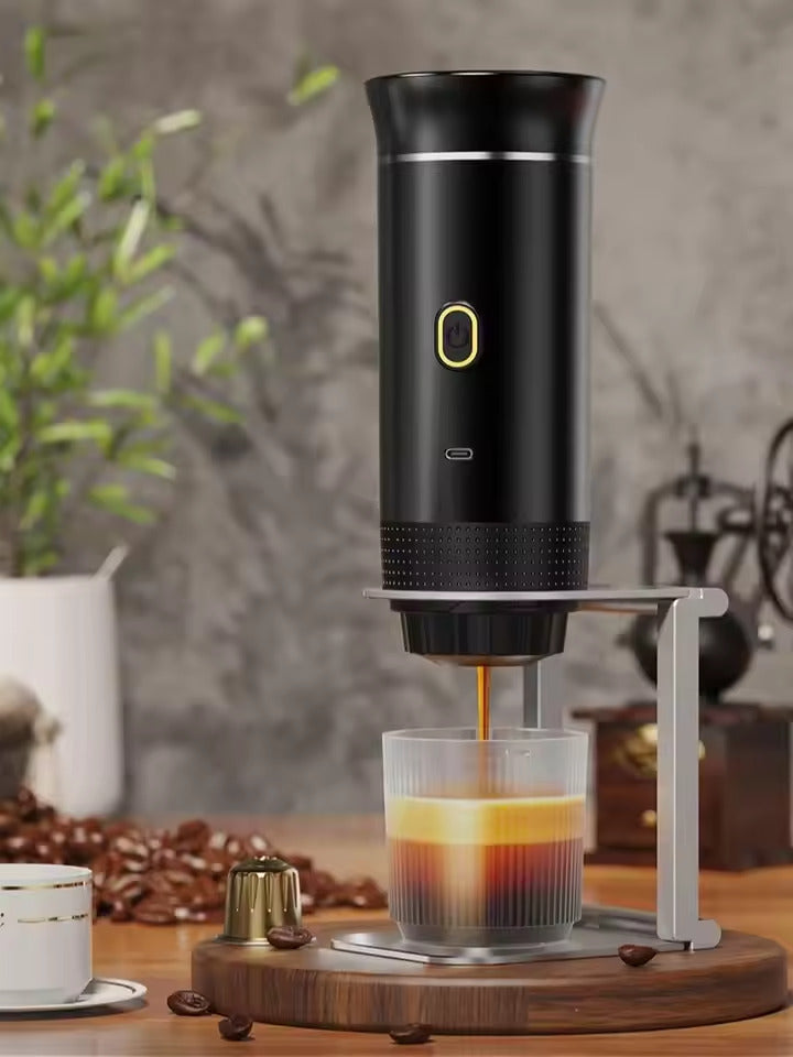 Portable Wireless 3-in-1 Espresso Coffee Machine – Brew Your Coffee Anywhere, at Home, in the Car, or While Camping!